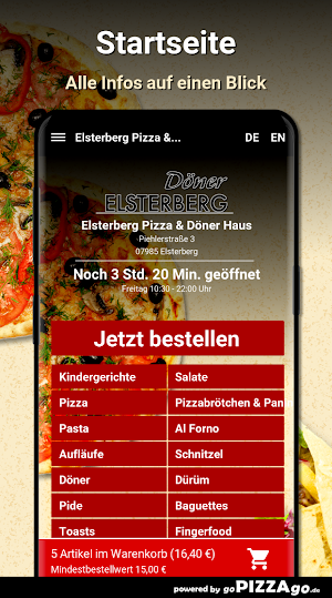 Elsterberg Pizza - Döner Haus  Screenshot 1