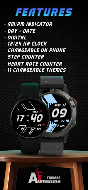 Sportex - Digital Watch Face Screenshot 3
