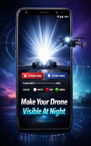 Drone Strobe Light Beacon App Screenshot 1