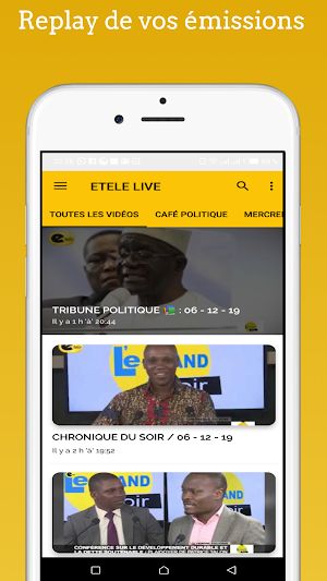 E-télé - Suivez l'actualité Béninoise en direct Screenshot 3