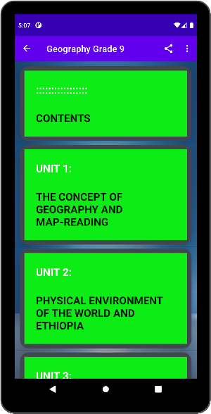 Geography Grade 9 Screenshot 0
