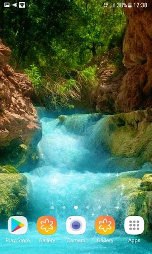 Crystal Water Live Wallpaper Screenshot 1
