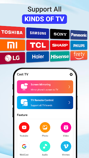 Cast to TV: Smart TV Mirroring Screenshot 2