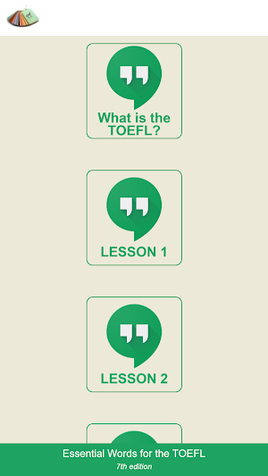 Essential Words for the TOEFL (7th edition) Screenshot 0