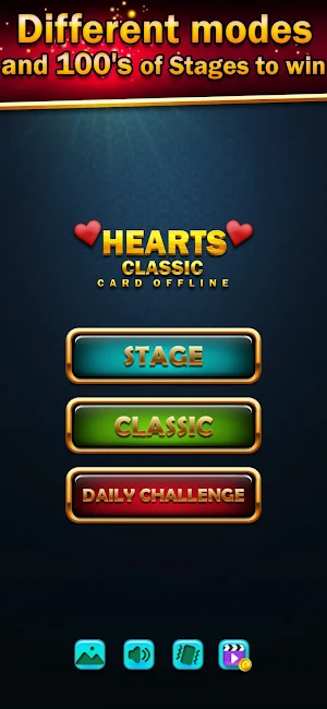 Hearts Classic Card Offline Screenshot 3