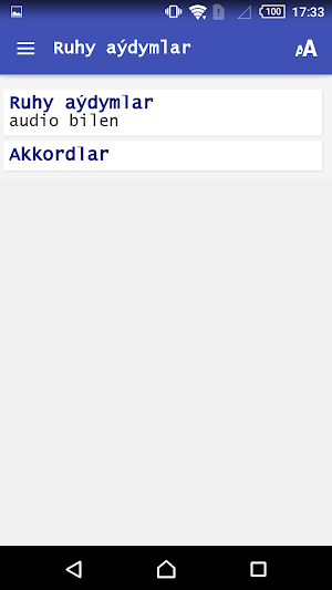 Ruhy aýdymlar - Türkmen Screenshot 0