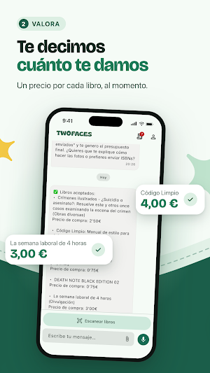 TWOFACES: Compra-venta libros Screenshot 2