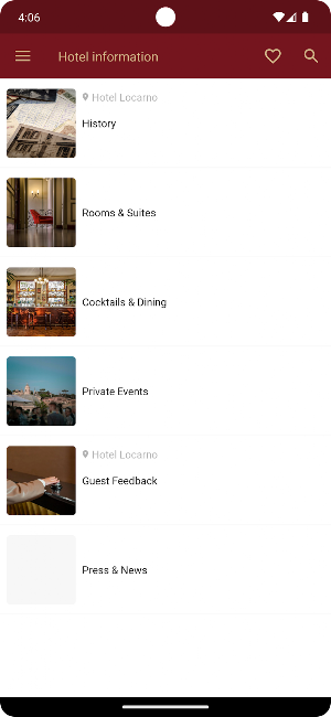 Hotel Locarno, Rome Screenshot 1