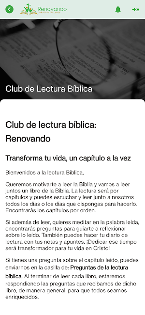 Renovando: Cursos & Talleres Screenshot 1