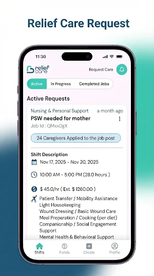 Relief Care Screenshot 1