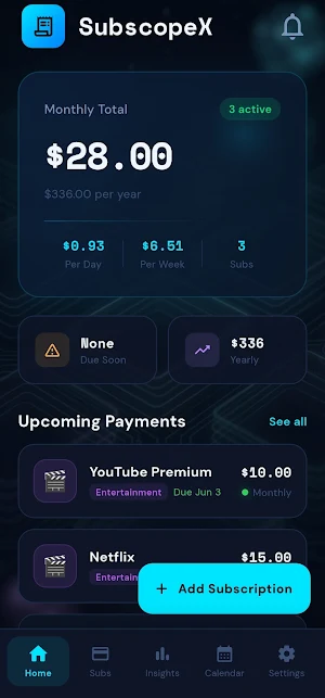 SubscopeX Screenshot 0