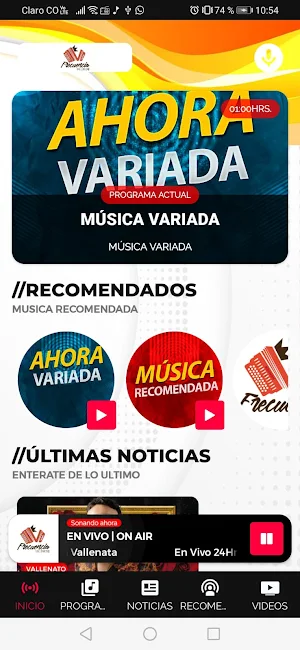 Frecuencia Vallenata Screenshot 1