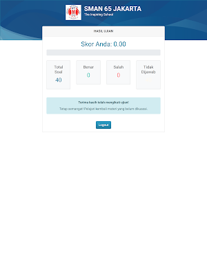 EXAM SMAN 65 JAKARTA Screenshot 3