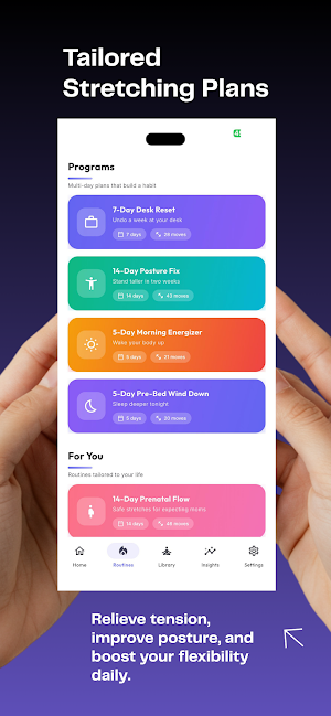 FlexNow: Stretch & Pain Relief Screenshot 1
