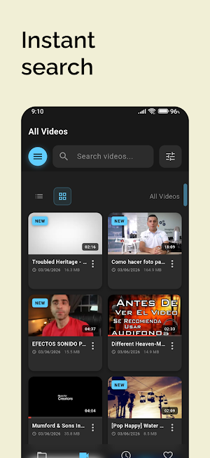 Video Archiver MP4 Player Screenshot 3