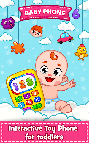 Baby Phone for toddlers - Numbers, Animals & Music Screenshot 0