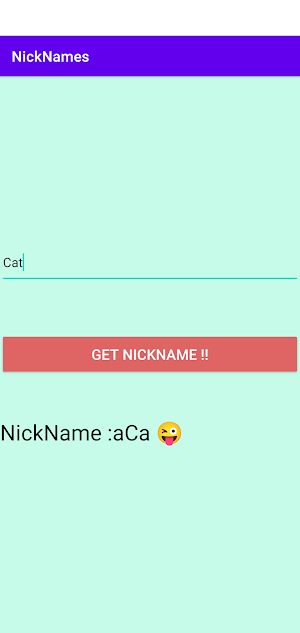 NickNames Screenshot 2