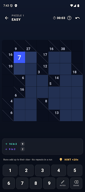 Cross Addition - Logic Puzzle Screenshot 3