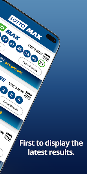 Lotto Max Numbers Screenshot 1