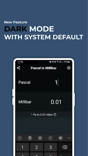 Pascal to Millibar Converter Screenshot 3