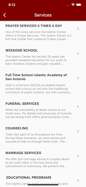 ICSA Masjid Screenshot 1