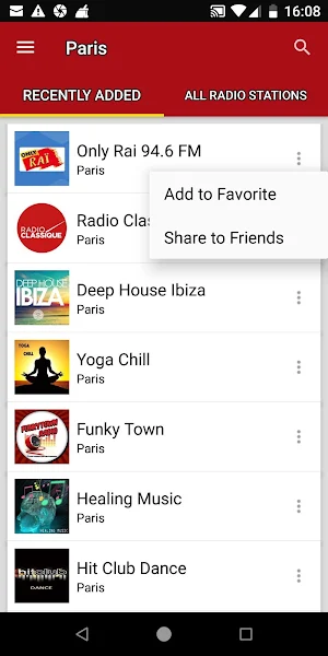 Paris Radio Stations Screenshot 1