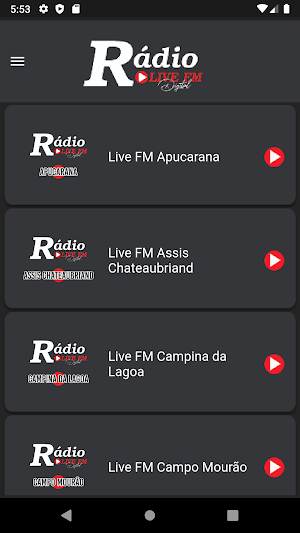 Rádio Live FM Screenshot 0