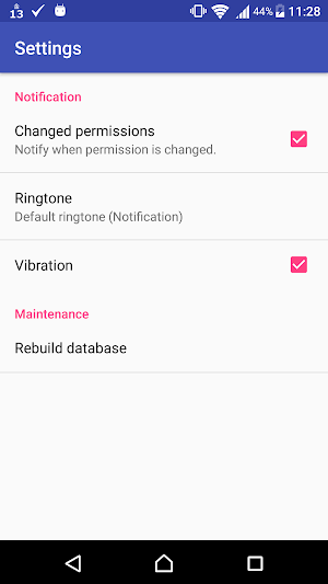 App Update History Screenshot 1