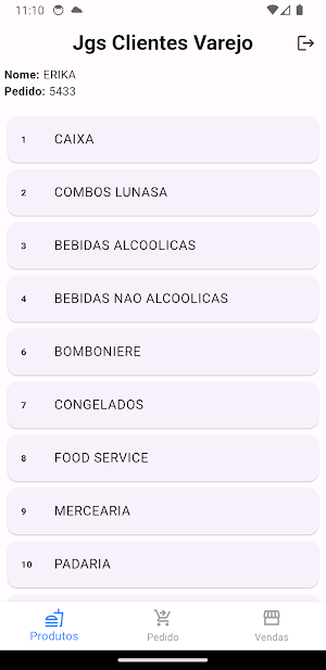 JgsClinteVarejo Screenshot 1
