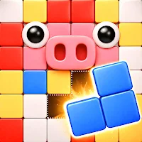 Pixel Block Jam Puzzle