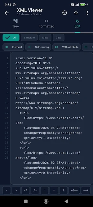 XML Viewer & Editor Screenshot 3
