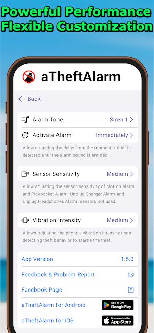 aTheftAlarm - anti Theft Alarm Screenshot 3