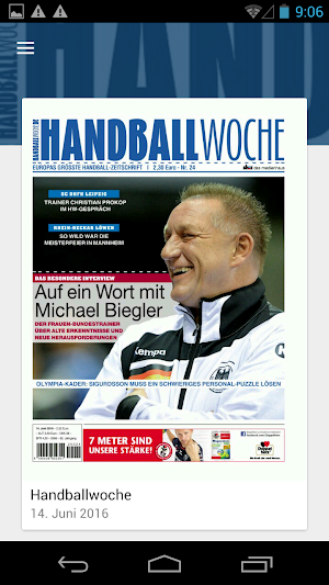 Handballwoche ePaper Screenshot 1