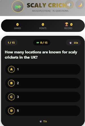 Scaly Casinia Cricket Quiz Screenshot 1