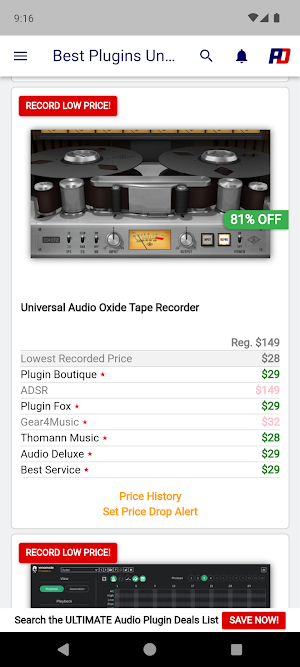 Plugin Deals Screenshot 0