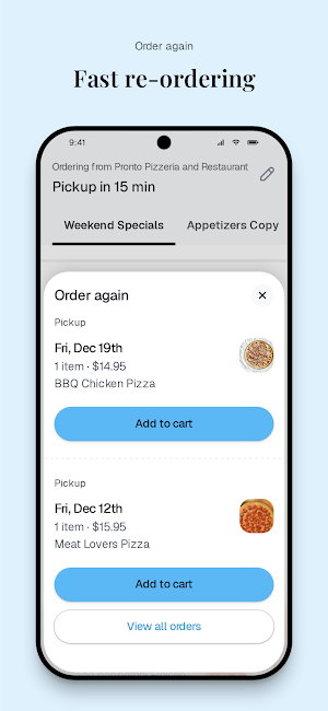 Pronto Pizzeria and Restaurant Screenshot 3