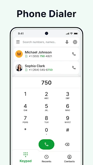 Contacts: Phone Calls, Dialer Screenshot 0