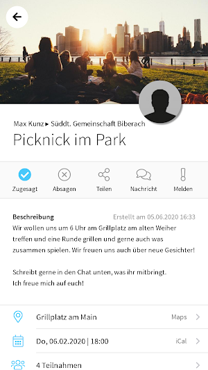 Süddt. Gemeinschaft Biberach Screenshot 2