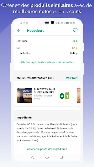 ScanFood - Scan your products NutriScore & Nova Screenshot 3