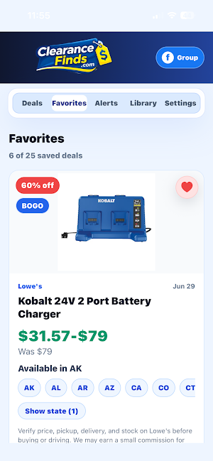 ClearanceFinds Screenshot 1