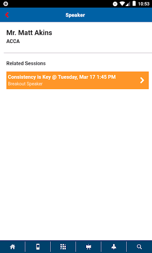 ACCA Events Screenshot 3