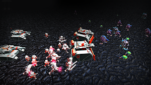 Stickman Aliens Battle Simulator Screenshot 1