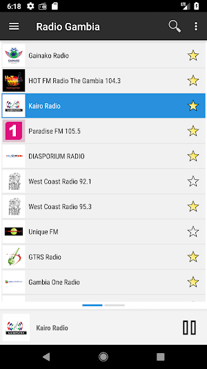 RADIO GAMBIA : Online Gambian radios stations Screenshot 1
