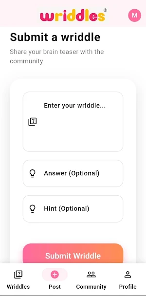 Wriddles Screenshot 1