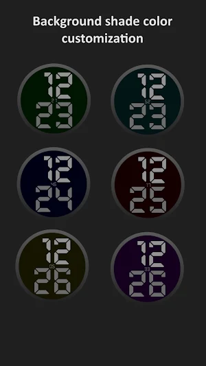 Big numbers watch face Screenshot 2