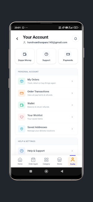 Zeppe Screenshot 2