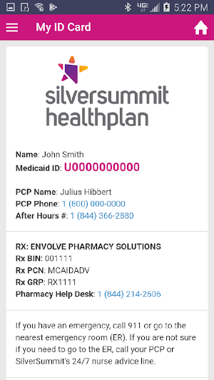 SilverSummit Healthplan Screenshot 3