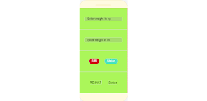 BMI Calculator Screenshot 1