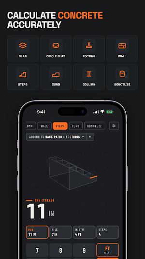 Concrete Calculator: RawMath Screenshot 0