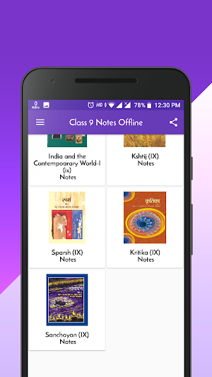 Class 9 Notes Offline Screenshot 2